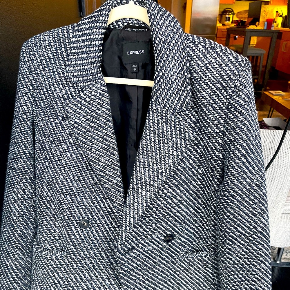 Express Black and Silver blazer